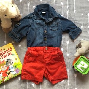 🐶 Baby boy darling outfit! 0-3 months!
